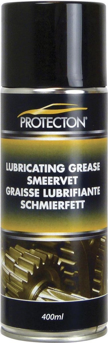 Protecton smeervet - langdurige smering en bescherming – voor bewegende en schuivende onderdelen - vermindert slijtage – waterbestendig - bestand tegen alle weeromstandigheden - 400ml