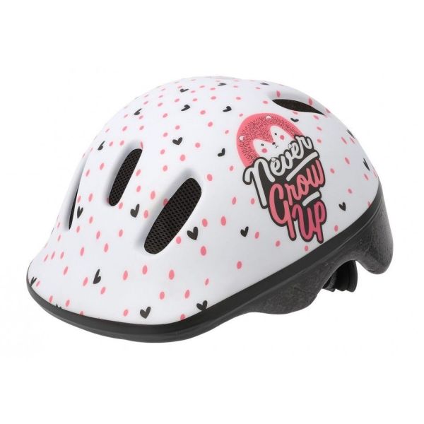 Load image into Gallery viewer, Polisport kinderhelm Hoggy. maat: XXS (44 48 cm), kleur: wit roze mat
