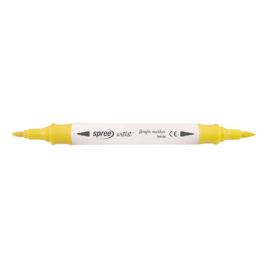 12 acryl dubbeltopmarkers soft brush