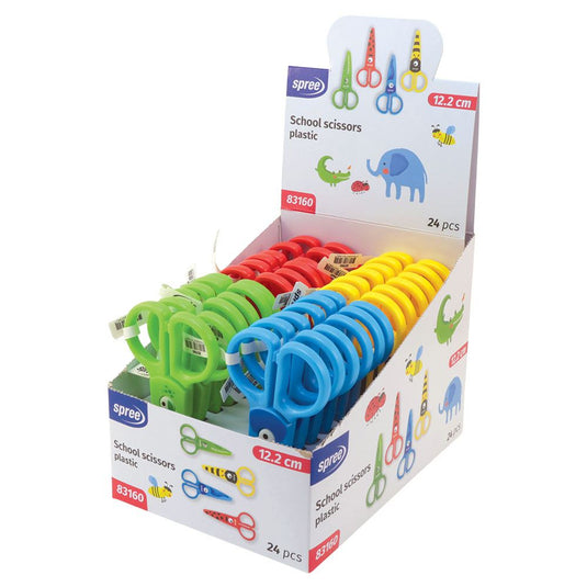 Dsp. kinderschaar met plastic messen, 12