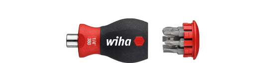 Wiha 33738 | schroevendraaier met bitmagazijn | 1 4 | magnetisch | 6 bits - 33738