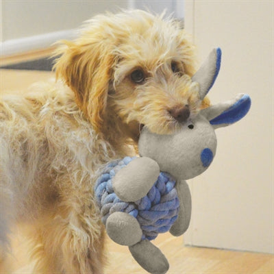 Little rascals Zzzlittle rascals knottie bunny touwbal konijn blauw