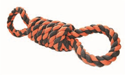 Load image into Gallery viewer, Happy pet nuts for knots extreme spoel 8 vorm tugger grijs oranje
