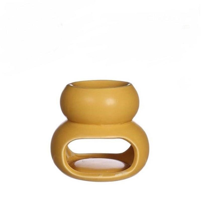 Load image into Gallery viewer, Ideas 4 seasons chubby brander mosterdgeel ã˜10xh9cm
