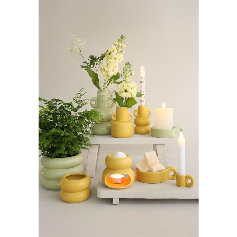 Load image into Gallery viewer, Ideas 4 seasons chubby brander mosterdgeel ã˜10xh9cm
