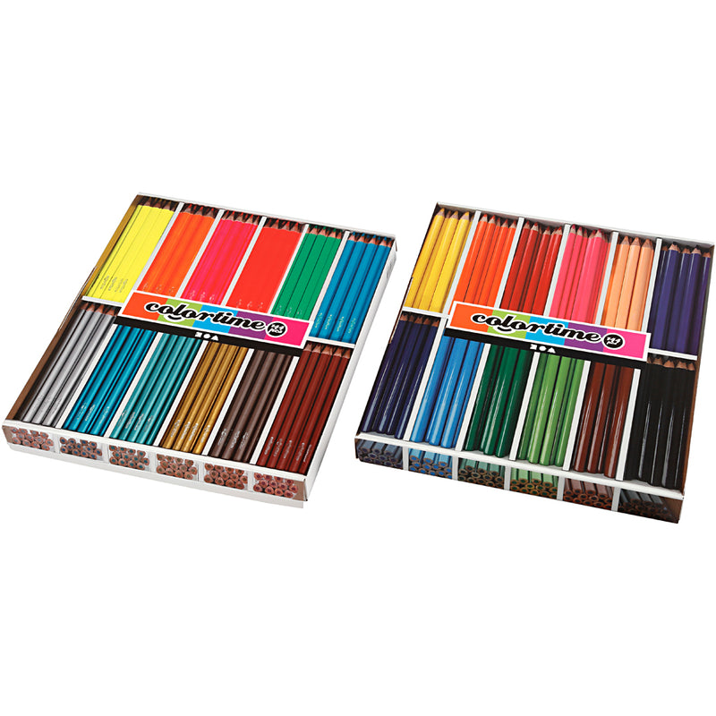 Load image into Gallery viewer, Creativ company https: www.cchobby.nl kleurpotloden-vulling-4-5-mm-diverse-kleuren-288-stuk-1-doos
