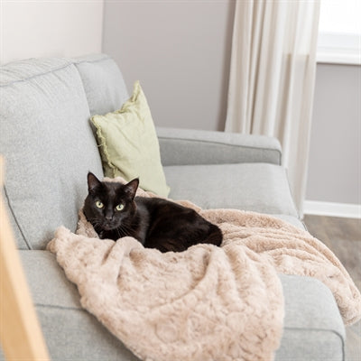 Load image into Gallery viewer, Trixie hondendeken cosy fleece beige

