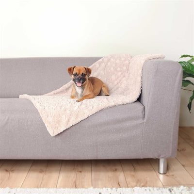 Load image into Gallery viewer, Trixie hondendeken cosy fleece beige
