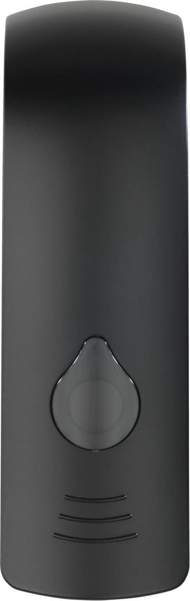 Wenko desinfectie zeepdispenser ranera s - 280ml kunststof mat zwart - wandmontage - zeeppomp