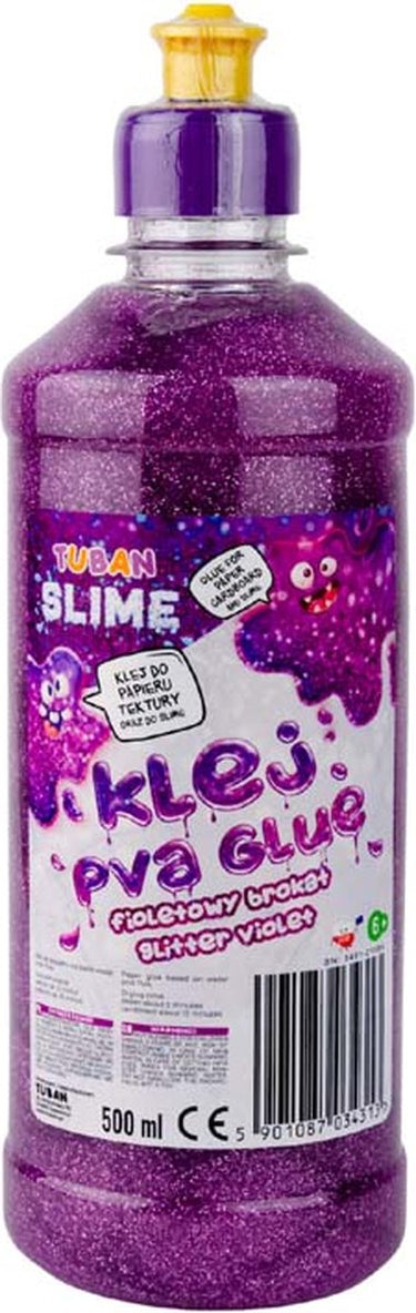Tuban - pva lijm voor slijm glitter - paars 500 ml