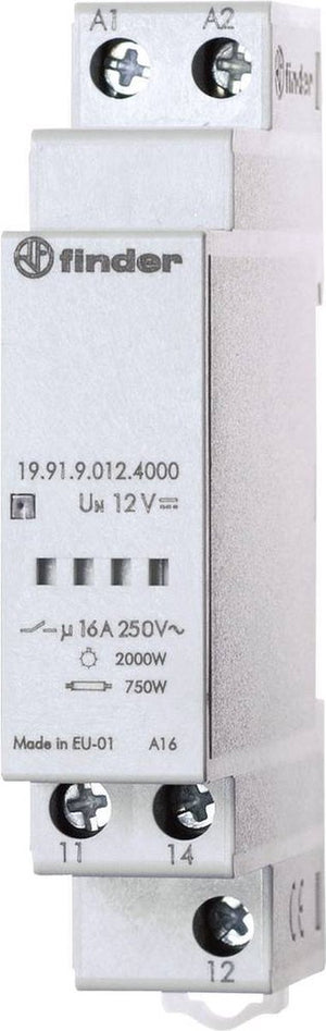 Finder 19.91.9.012.4000 uitgangsmodule voor schemerschakelaar 1 stuk(s) voedingsspanning (num):12 v dc 1x wisselcontact