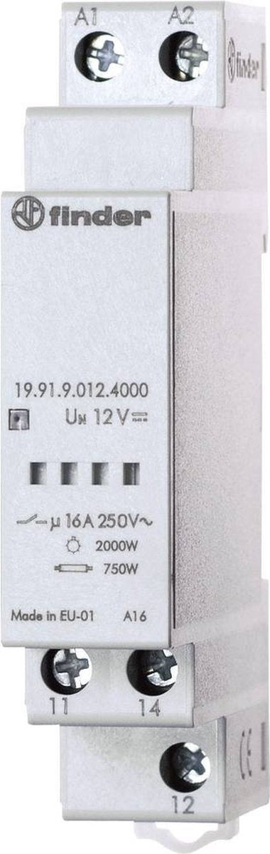 Finder 19.91.9.012.4000 uitgangsmodule voor schemerschakelaar 1 stuk(s) voedingsspanning (num):12 v dc 1x wisselcontact