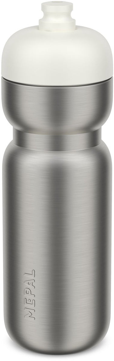 Mepal rvs bidon pull sport - 800 ml - pak. open en drink - lichtgewicht rvs - vaatwasmachinebestendig - drinkflessen - ceramic white