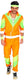 Finidi trainingspak oranje jaren 80