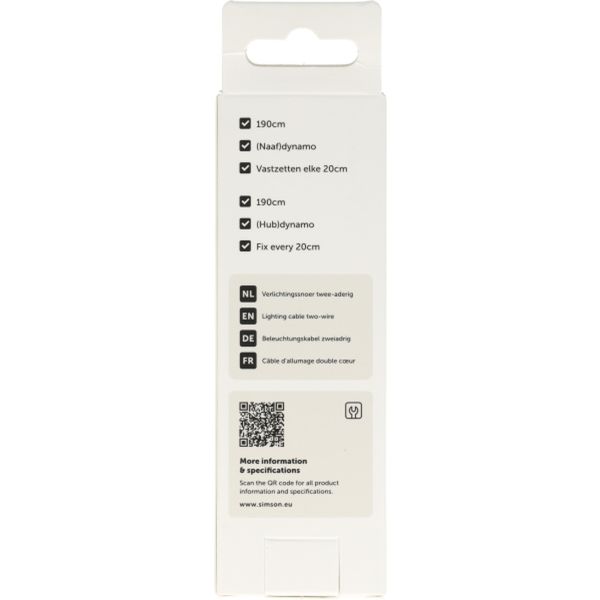 Load image into Gallery viewer, Simson verlichtingssnoer twee-aderig
