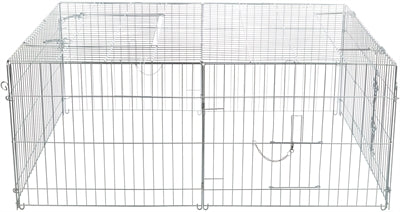 Load image into Gallery viewer, Trixie natura knaagdierren met dak gegalvaniseerd metaal
