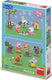Dinotoys dino puzzel - peppa pig en haar vriendjes - 2 x 48 stukjes