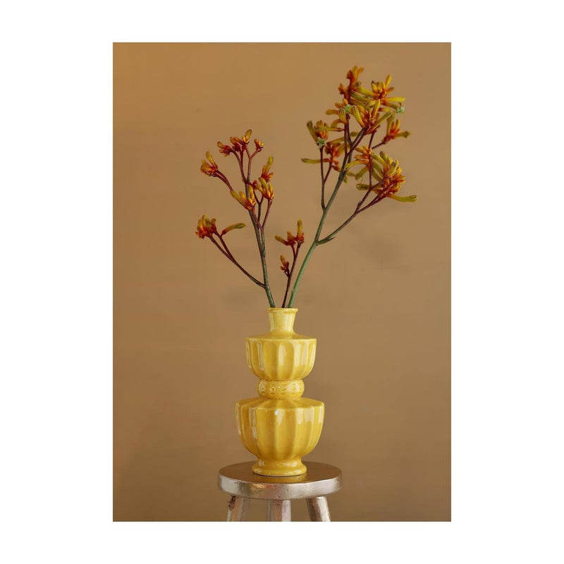 Load image into Gallery viewer, Ideas 4 seasons vaas bellagio mosterd ã˜11xh20cm

