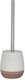 Sealskin braid toiletborstel met houder vrijstaand - zand
