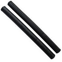 handlebar grips leather 40 cm Ø2 cm black per set