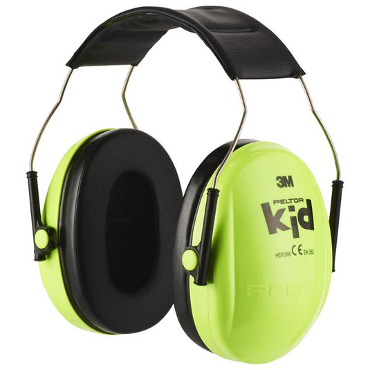 3m 1062067 - peltor kid gehoorkap h510ak neongroen (87-98 db) | 1 stuks