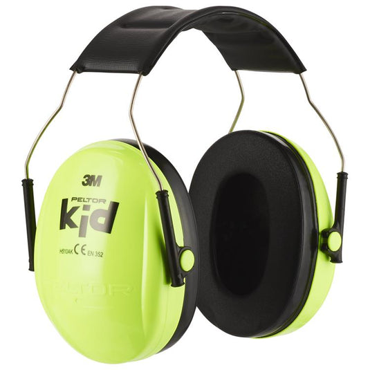 3m 1062067 - peltor kid gehoorkap h510ak neongroen (87-98 db) | 1 stuks