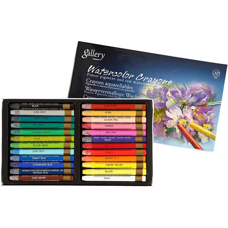 Afbeelding laden in galerijviewer, Https: www.cchobby.nl aquarelkrijt-l-9-3-cm-diverse-kleuren-24-stuk-1-doos
