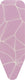 Brabantia strijkplankhoes b - 124 x 38 cm - toplaag - lilac waves