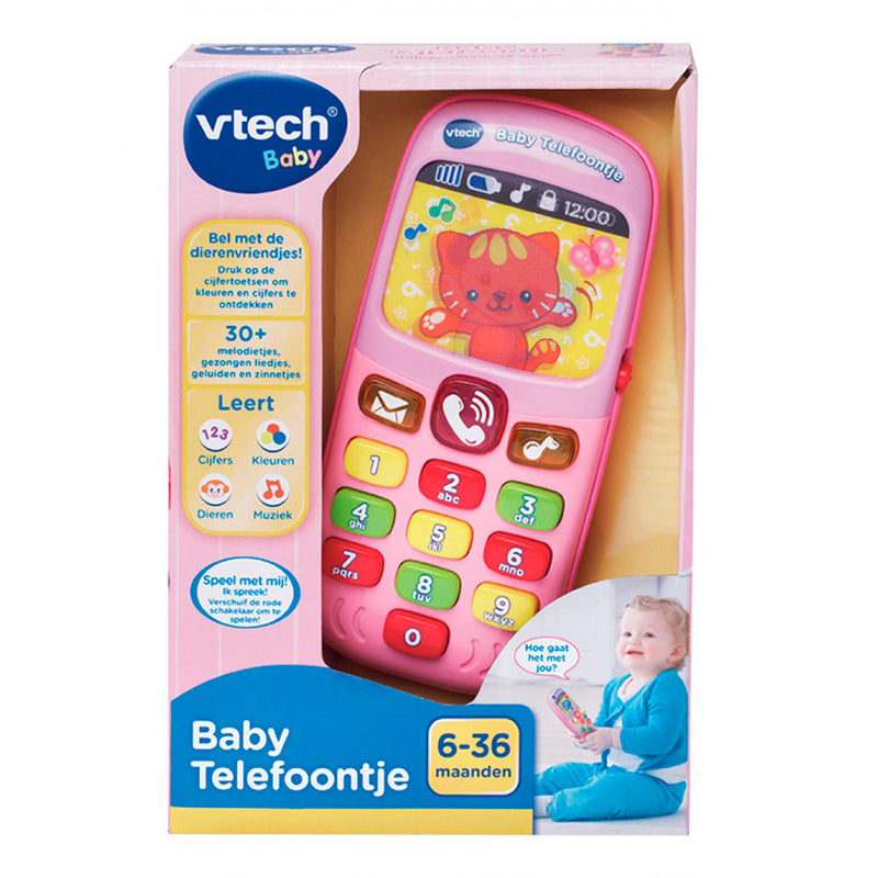 Load image into Gallery viewer, Vtech baby telefoontje roze
