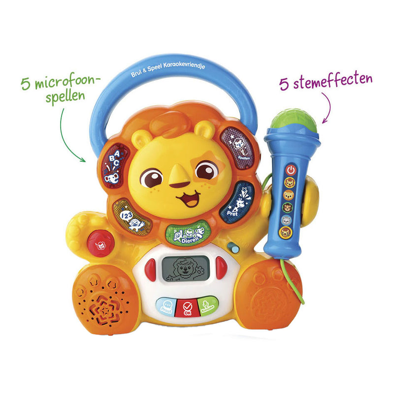 Load image into Gallery viewer, VTech Brul Speel Karaokevriendje 33 cm multicolor
