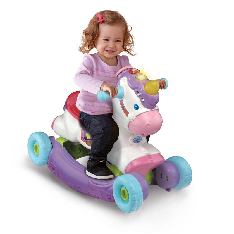 Load image into Gallery viewer, Vtech hobbel en speel eenhoorn - interactief babyspeelgoed - leren muziek - van 1 tot 4 jaar
