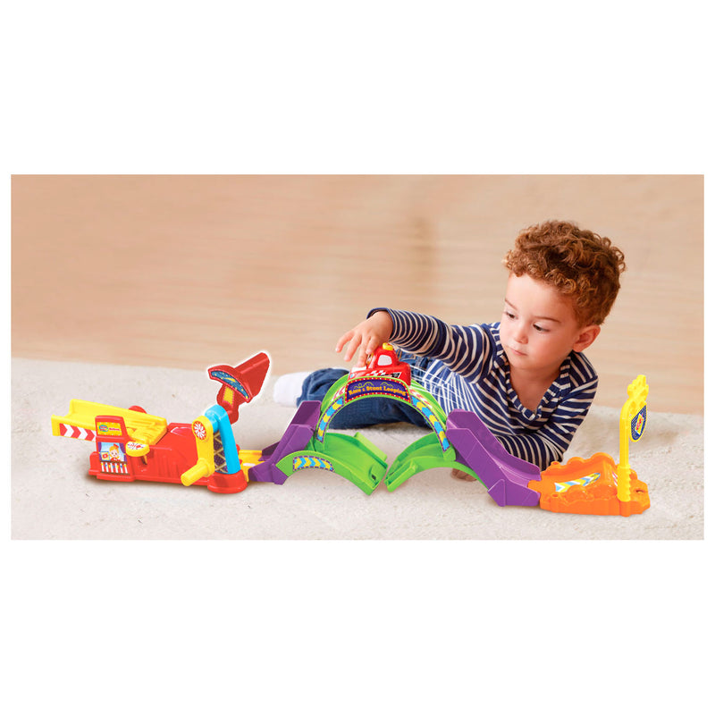 Load image into Gallery viewer, Vtech toet toet auto's - race stunt looping

