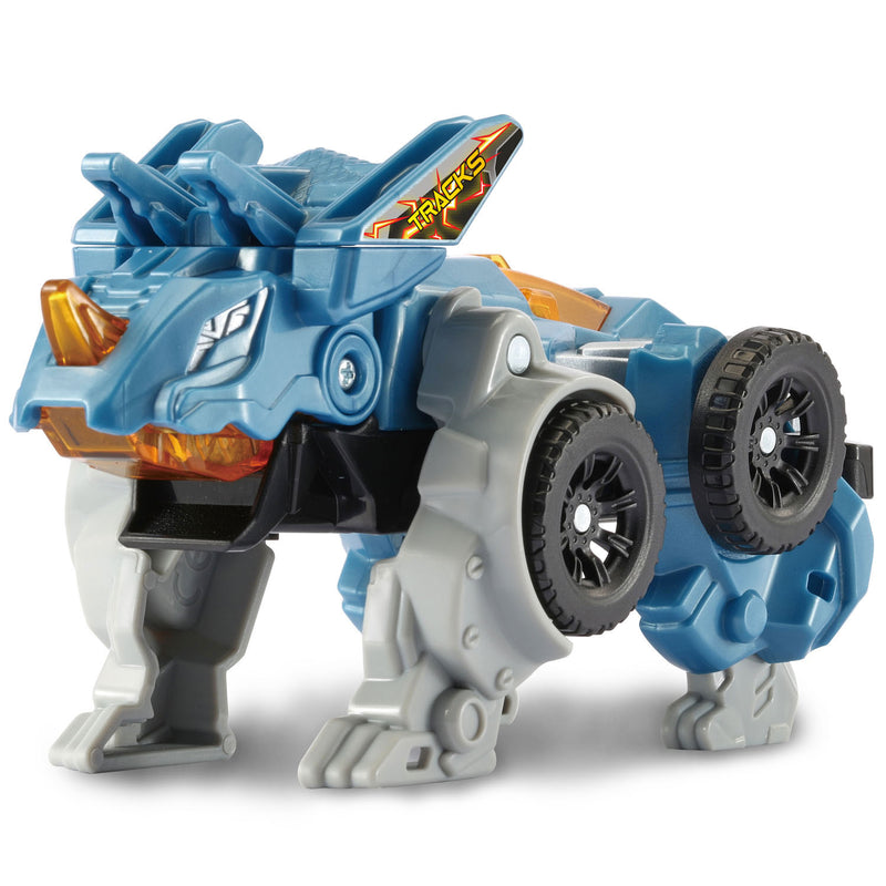 Load image into Gallery viewer, Vtech switch go dino's - fire tracks de triceratops - kinder speelgoed dinosaurus - interactief robot speelfiguur - vanaf 4 jaar en ouder
