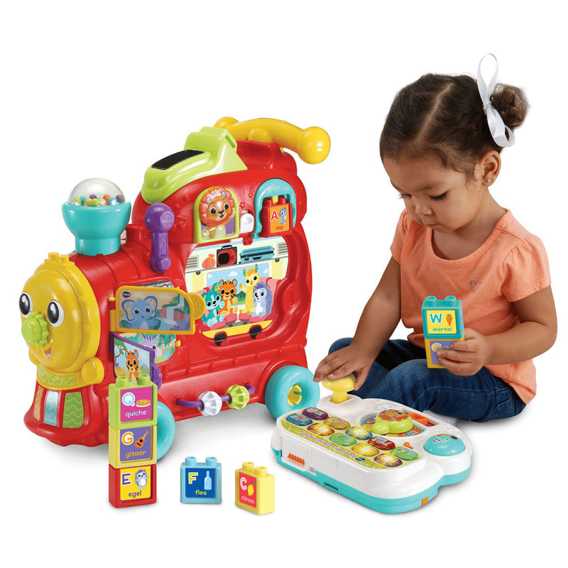 Load image into Gallery viewer, Vtech baby rijd leer letterlocomotief
