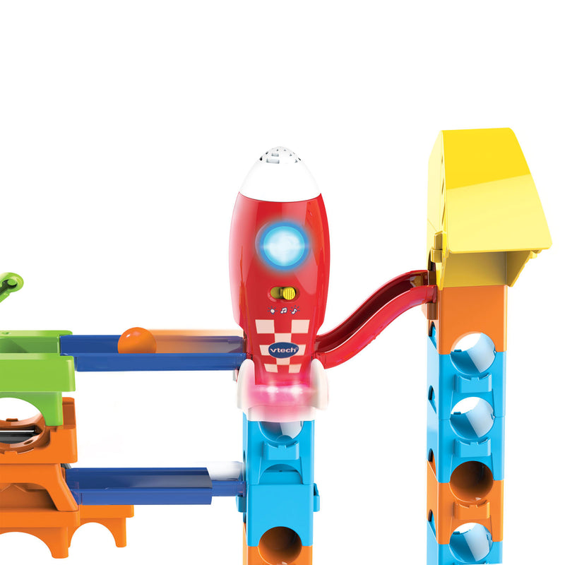 Load image into Gallery viewer, Vtech marble rush rocket set elektronisch m100e knikkerbaan - 79 onderdelen - incl. 10 knikkers met licht- en geluidseffecten - cadeau - speelgoed 3 tot 12 jaar
