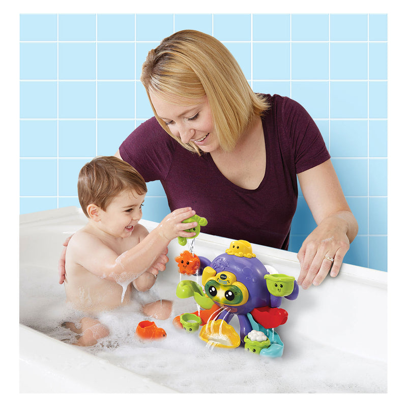 Load image into Gallery viewer, Vtech spetterpret badoctopus - badspeeltjes - badspeelgoed baby - rustgevende melodietjes liedjes - cadeau - speelgoed 1 tot 5 jaar
