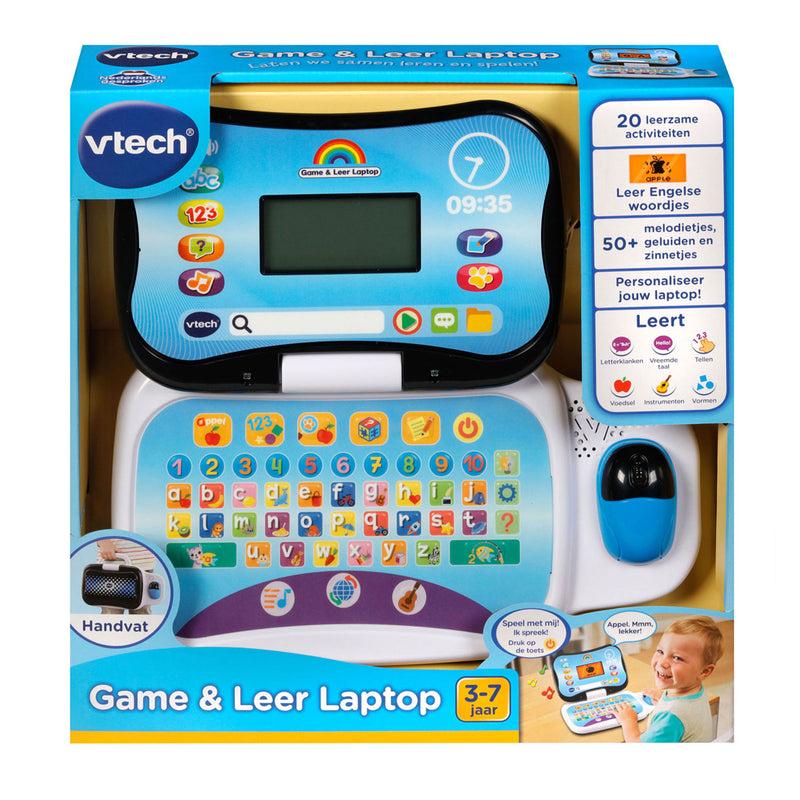 Load image into Gallery viewer, Vtech game leer laptop leercomputer - kinderlaptop - educatief interactief speelgoed - cadeau - kinderspeelgoed 3 jaar
