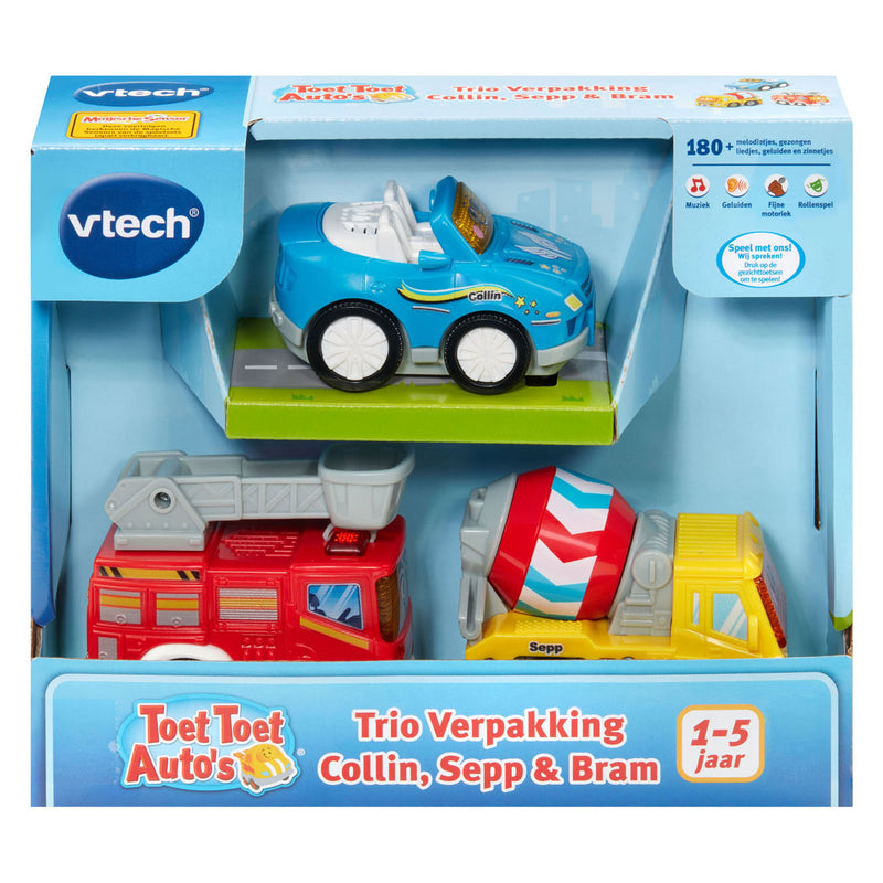 Load image into Gallery viewer, Vtech toet toet auto's trio pack - collin, sepp en bram
