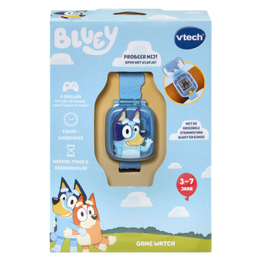 Vtech bluey learning watch - orginele stemmen van bluey bingo - educatief speelgoed - speel spelletjes - leer klokkijken - vanaf 3 tot 7 jaar