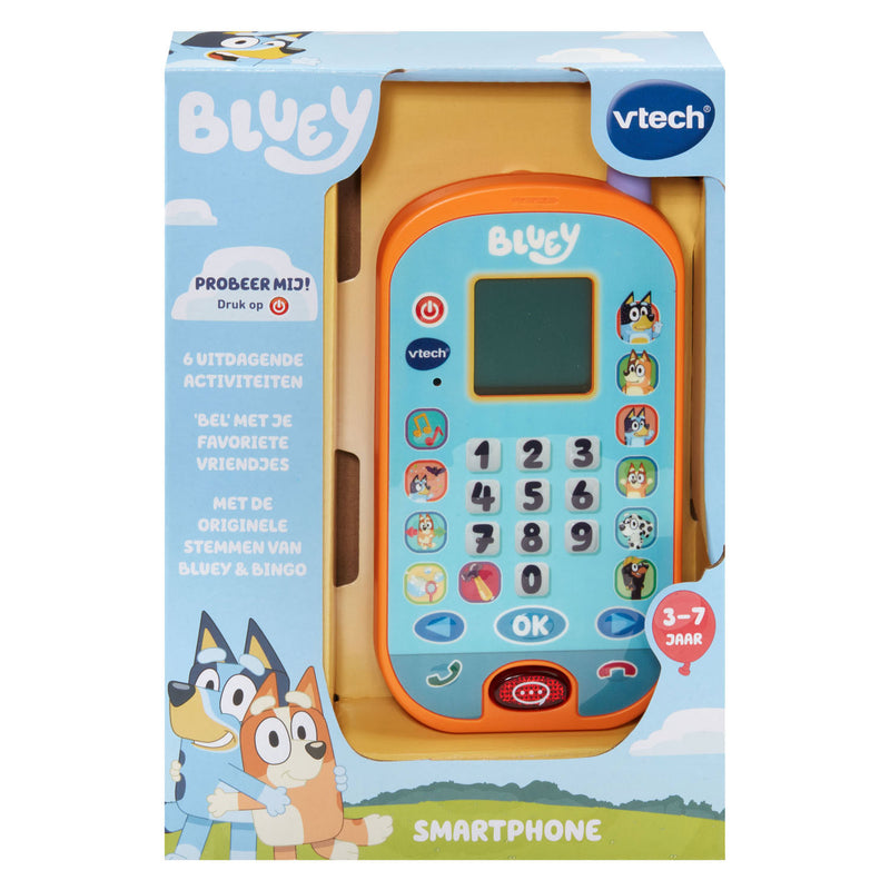 Afbeelding laden in galerijviewer, Vtech bluey smartphone - 4 vrolijke spelletjes - bekijk grappige animaties - educatief speelgoed - nederlands gesproken - vanaf 3 jaar
