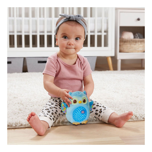 Vtech bedtijd uiltje blauw - interactieve knuffel - muziek en natuurgeluiden - van 0 tot 6 jaar