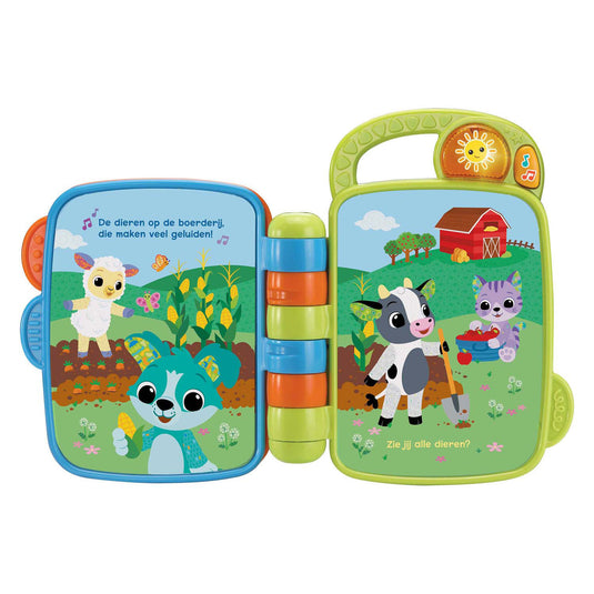 Vtech dierenvriendjes muziekboek met geluid 15,5x3x5x17,5cm