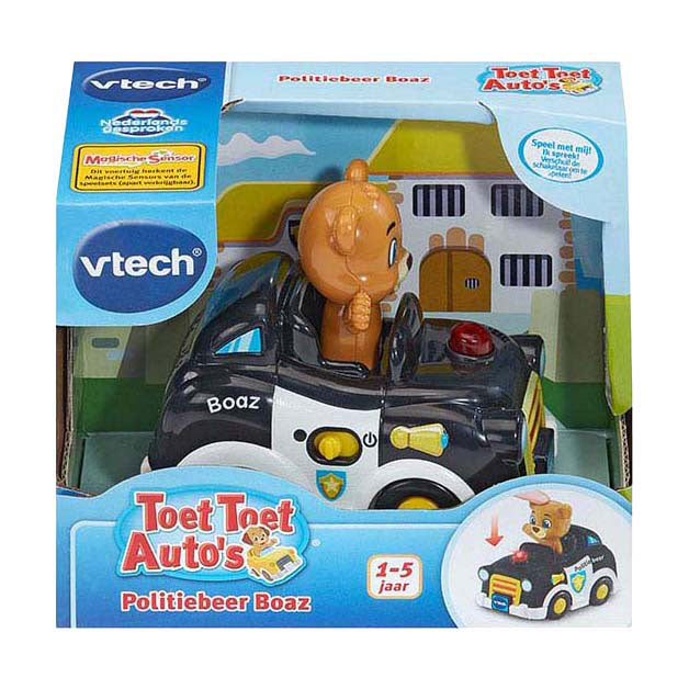 Load image into Gallery viewer, Vtech toet toet auto's - politiebeer boaz

