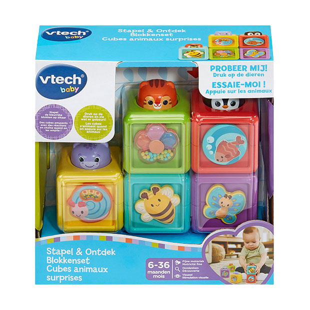 Load image into Gallery viewer, Vtech stapel en ontdek blokkenset

