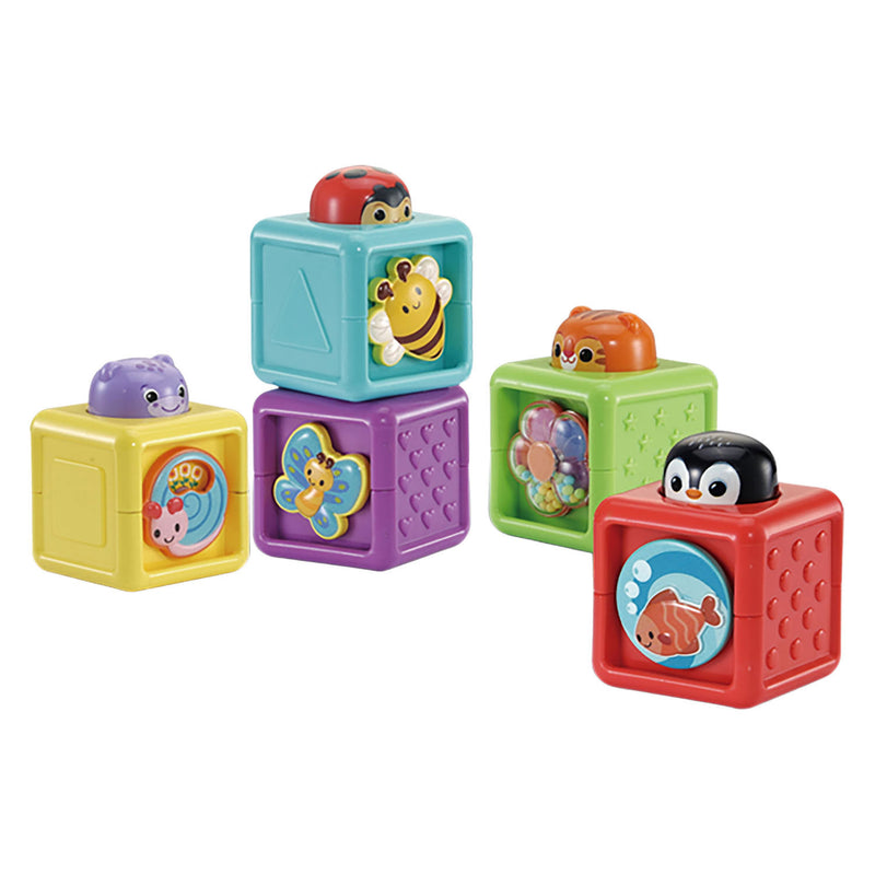 Load image into Gallery viewer, Vtech stapel en ontdek blokkenset

