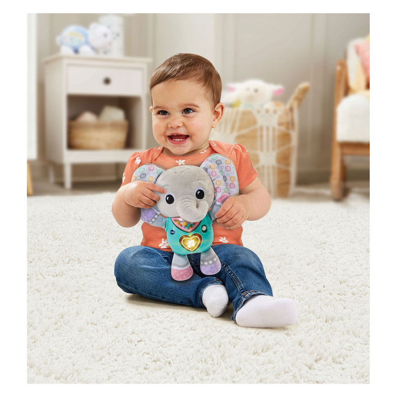 Load image into Gallery viewer, Vtech knuffel en speel olifantje grijs
