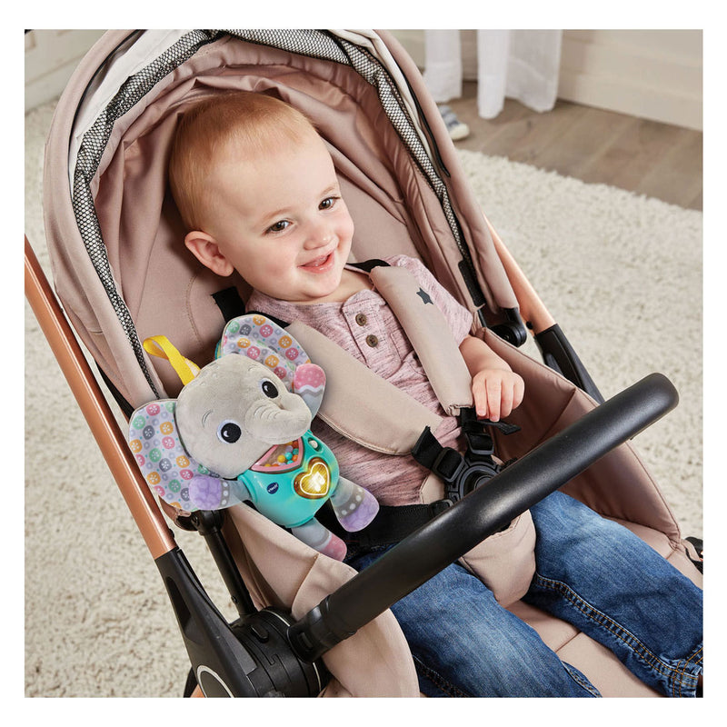 Load image into Gallery viewer, Vtech knuffel en speel olifantje grijs
