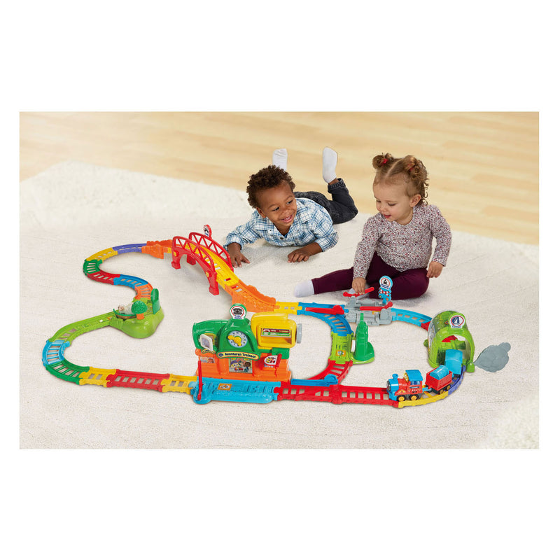 Load image into Gallery viewer, Vtech toet toet avonturen treinset + lucas locomotief
