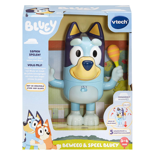 Vtech bluey - beweeg en speel bluey