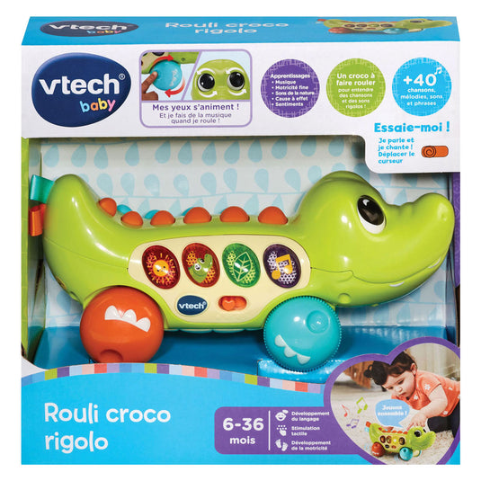 Vtech vrolijke rol krokodil